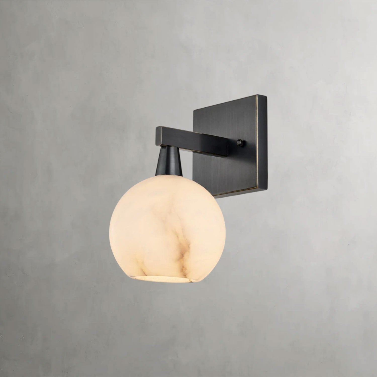 Alabaster Bath Wall Sconce